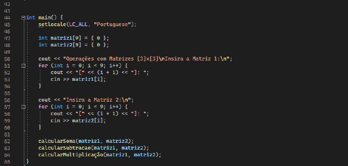 Programa em C++